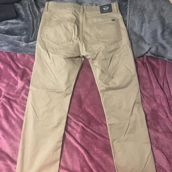 Men's Dockers Straight Fit Khaki Pants Size 34x32 - Picture 2 of 5